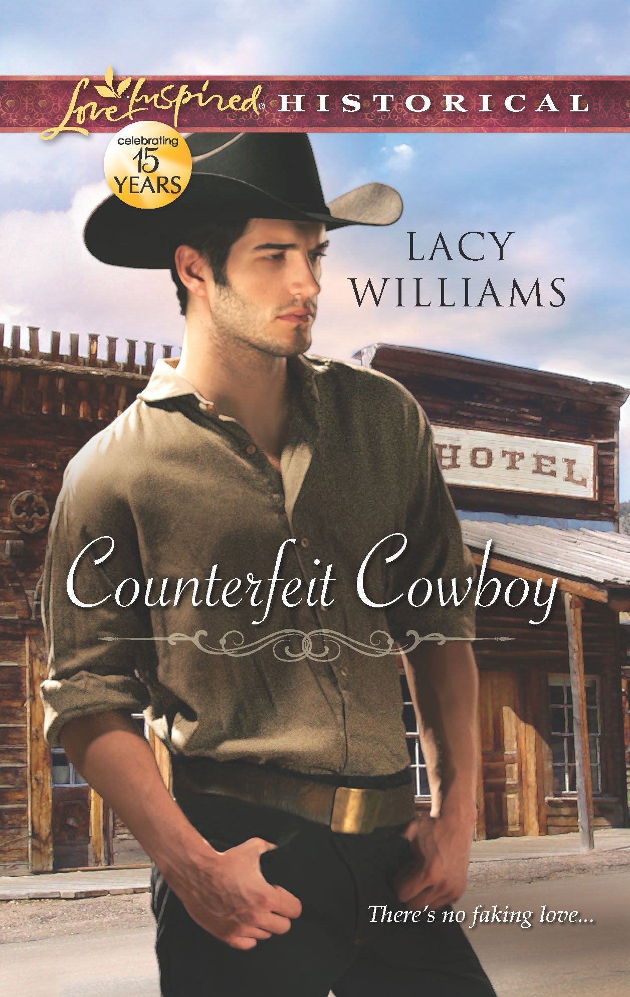 Counterfeit Cowboy (Love Inspired Historical),Used