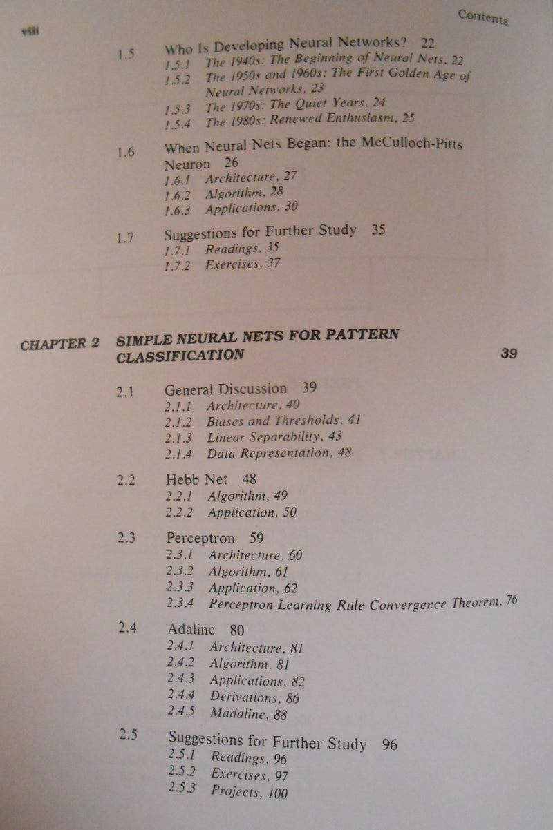 Fundamentals of Neural Networks: Architectures, Algorithms And Applications,Used