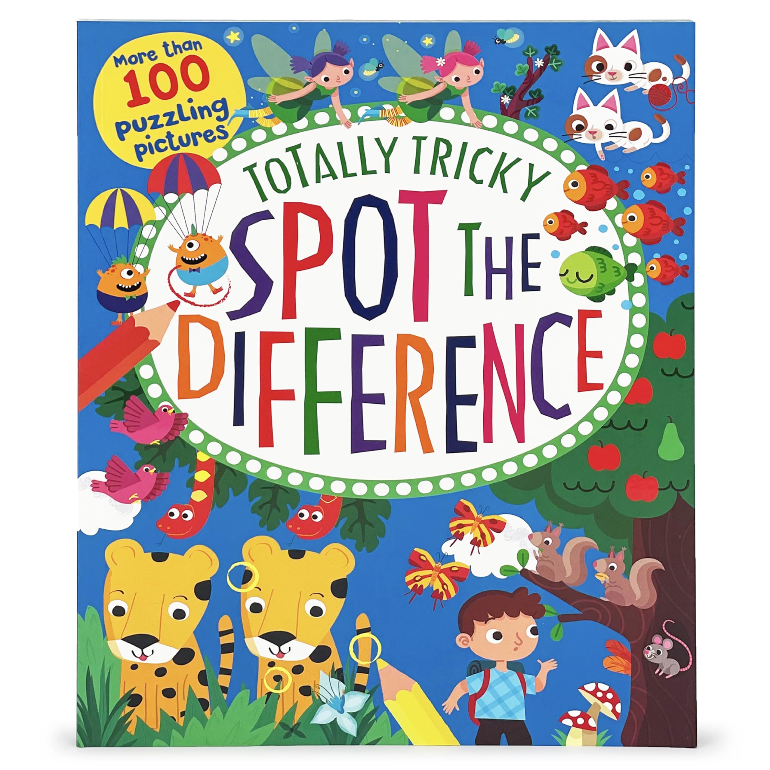 Totally Awesome Spot the Difference  Spot the Difference Puzzles and Other Fun Activities,New
