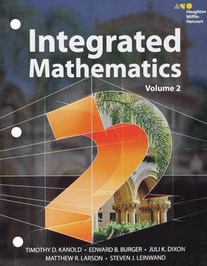 Interactive Student Edition Volume 2 (consumable) 2015 (HMH Integrated Math 2),Used