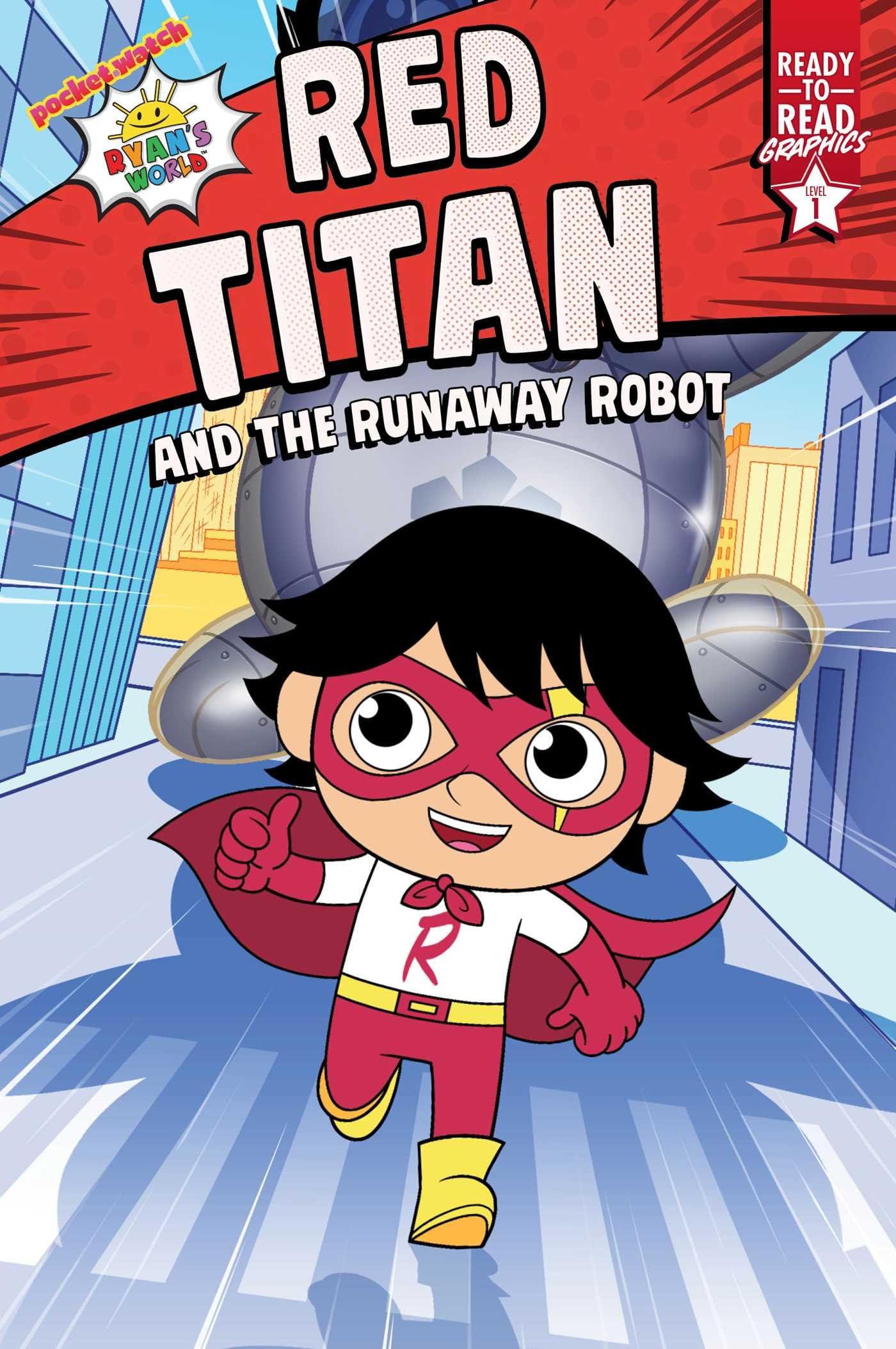 Red Titan And The Runaway Robot: Readytoread Graphics Level 1 (Ryan'S World),Used