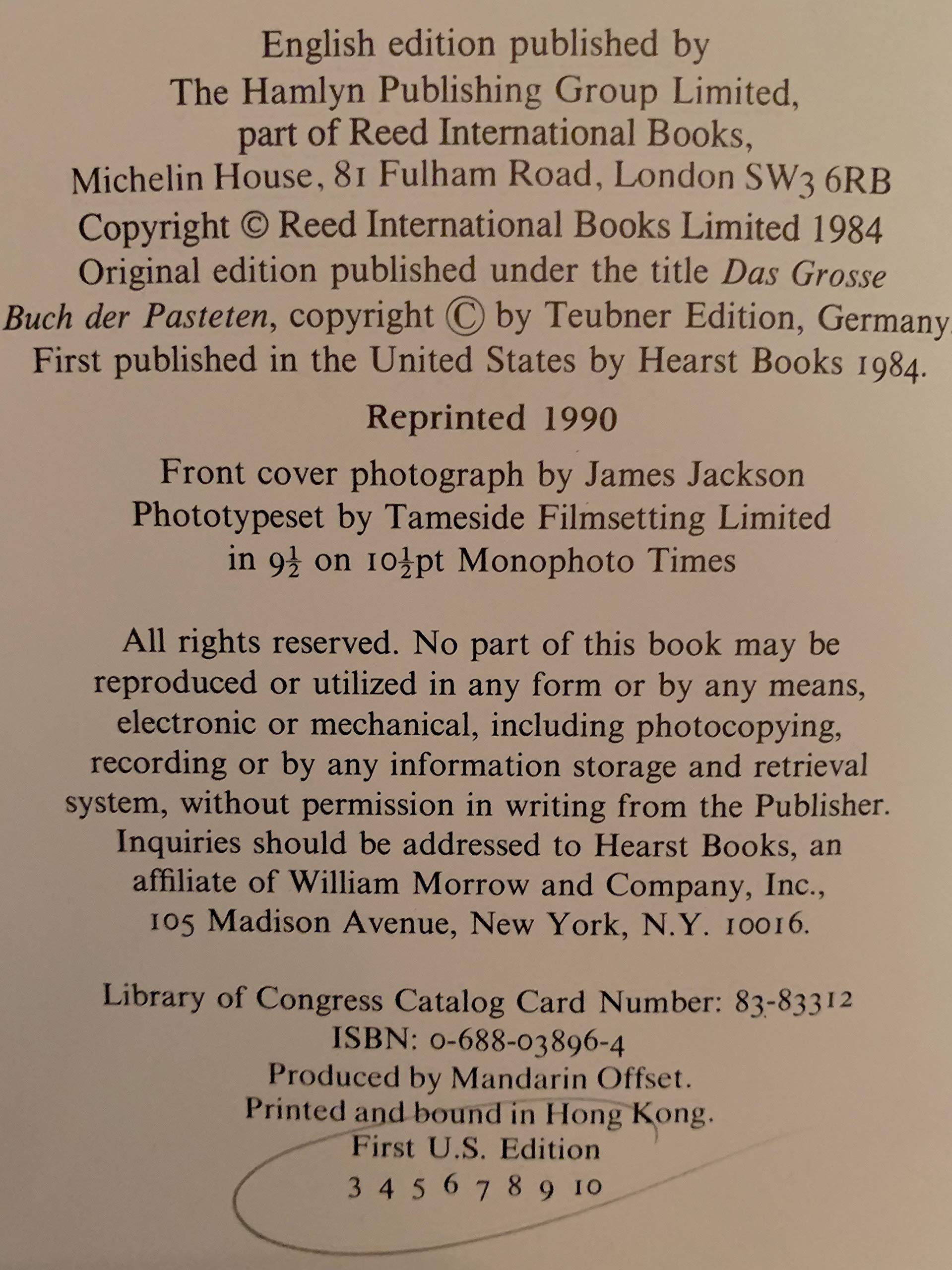 Pats & Terrines (English and German Edition),Used