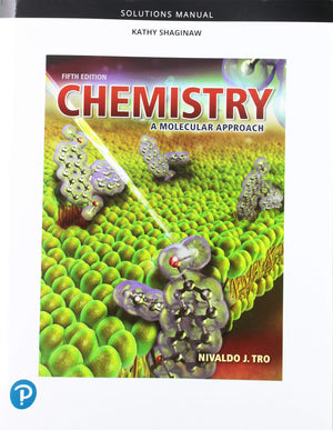 Student Solutions Manual for Chemistry: A Molecular Approach,Used