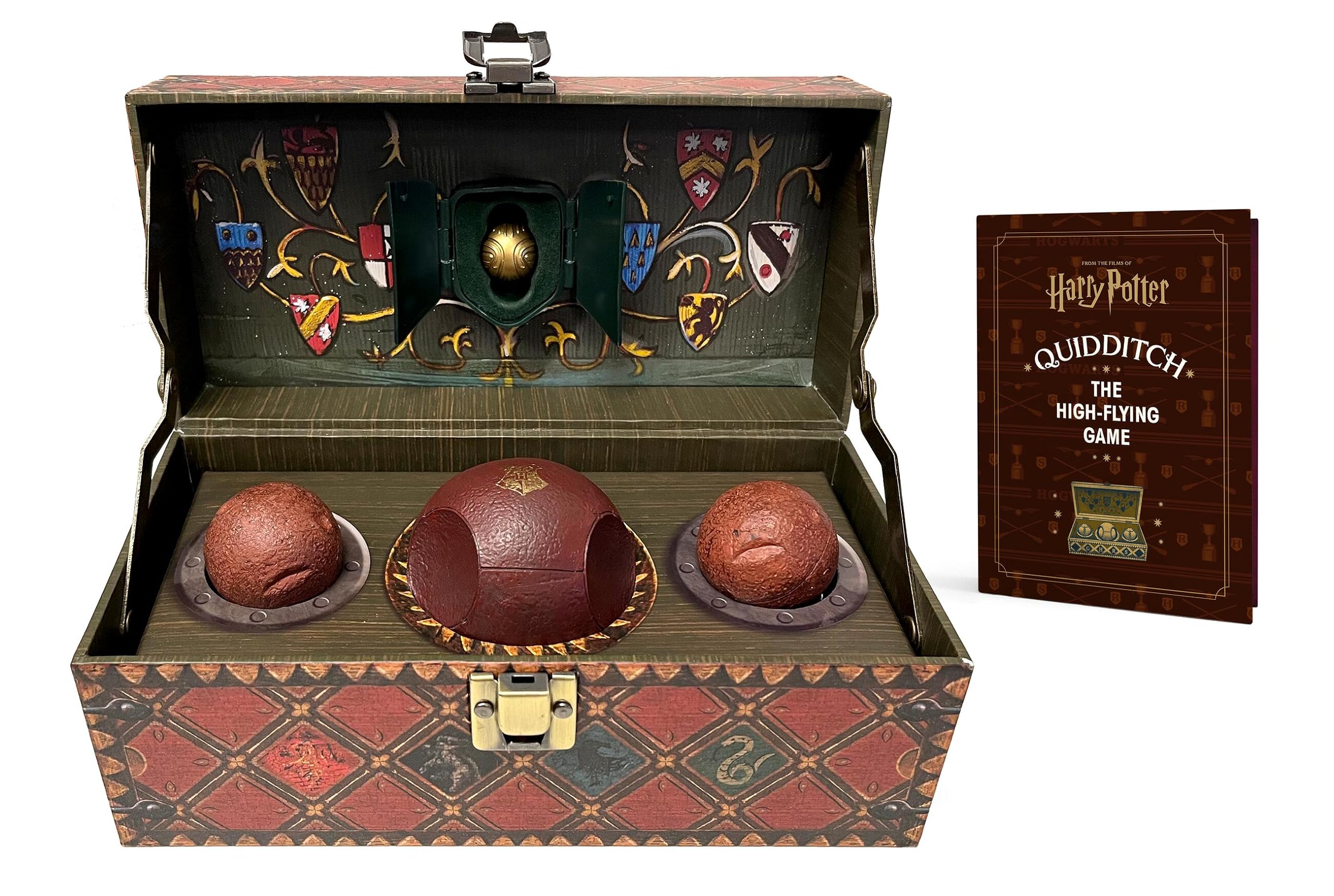 Harry Potter Collectible Quidditch Set (Includes Removeable Golden Snitch!): Revised Edition,Used