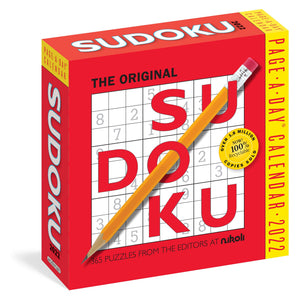 Original Sudoku PageADay Calendar 2022: Handcrafted by the Sudoku Experts That Invented the Game,Used