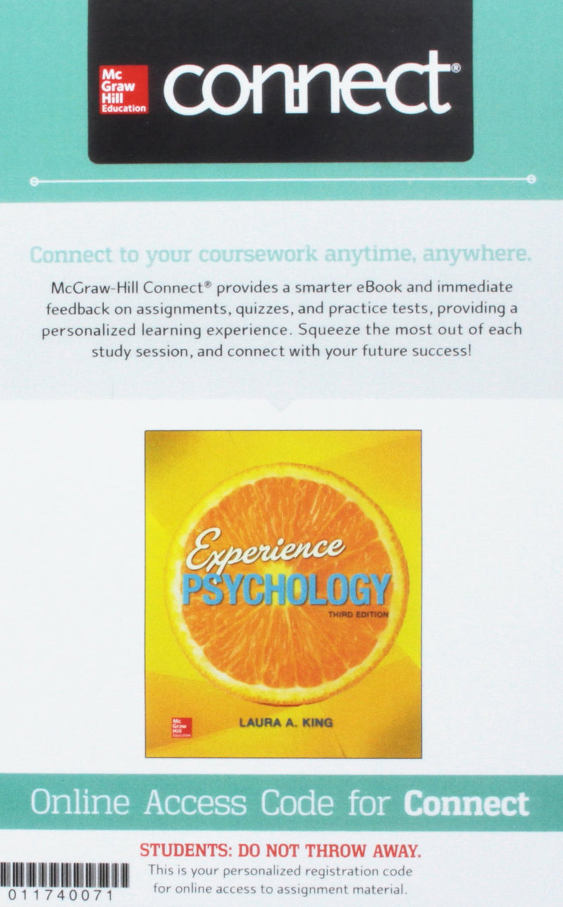 Experience Psychology Loose Leaf with Connect Access Card,Used