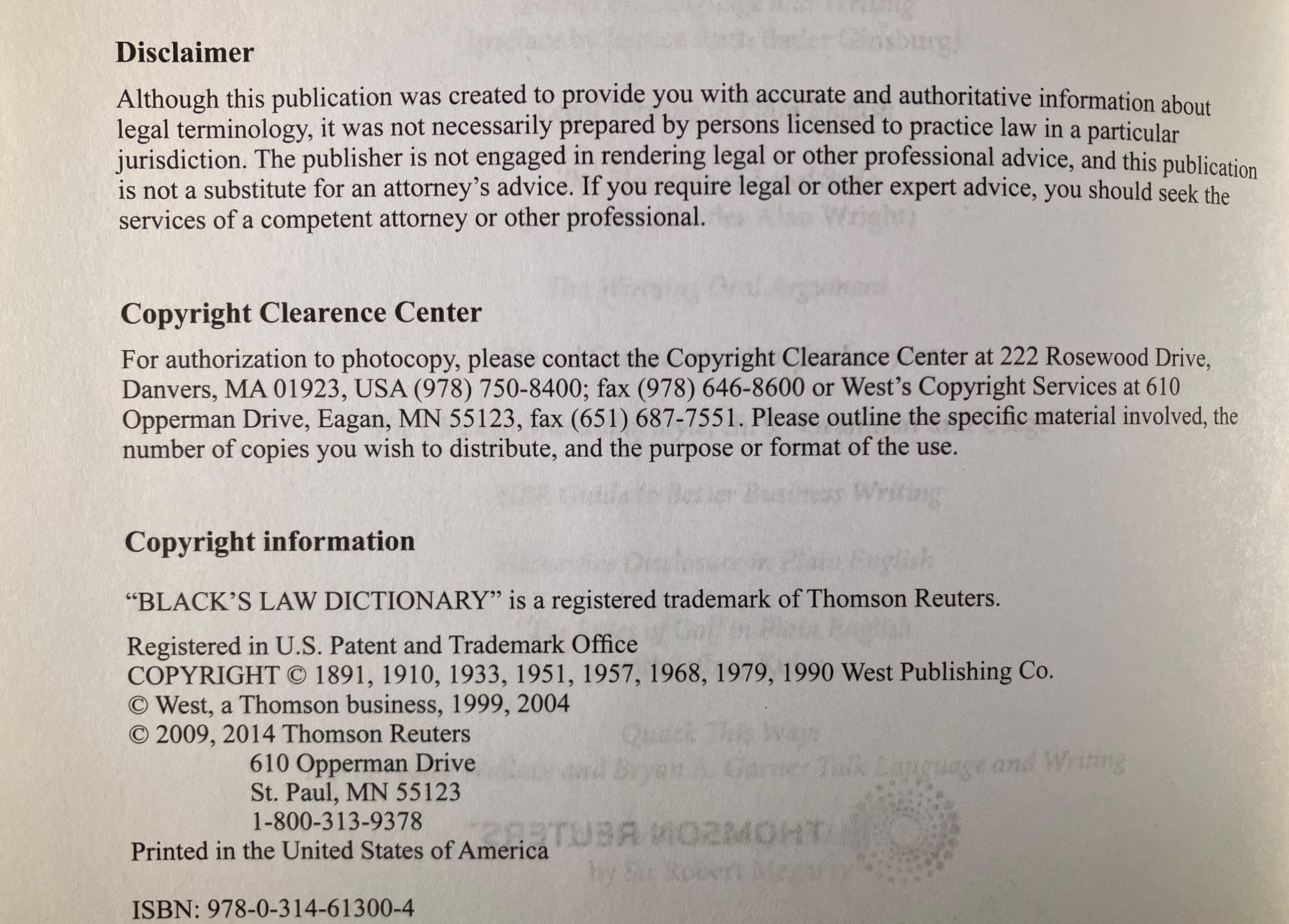 Black'S Law Dictionary, 10Th Edition