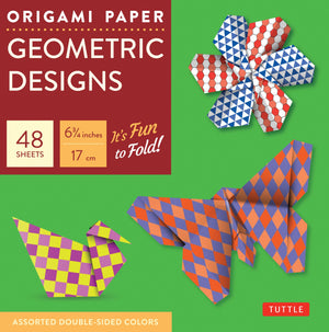 Origami Paper Geometric Prints: 49 Sheets,New