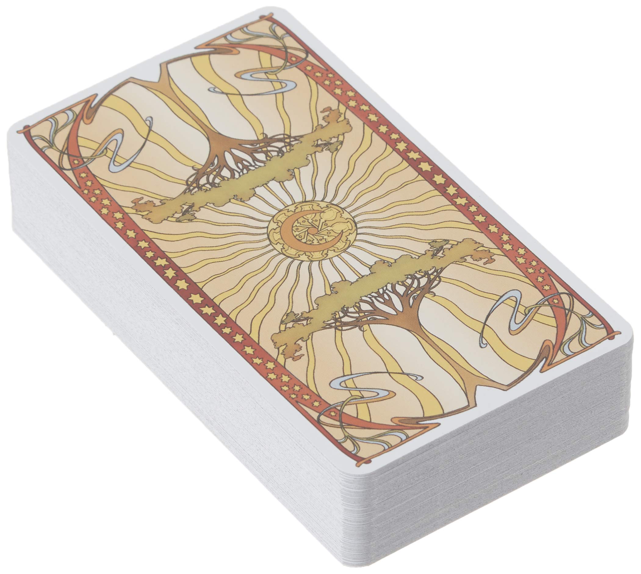 Golden Art Nouveau Tarot (Golden Art Nouveau Tarot, 1),Used
