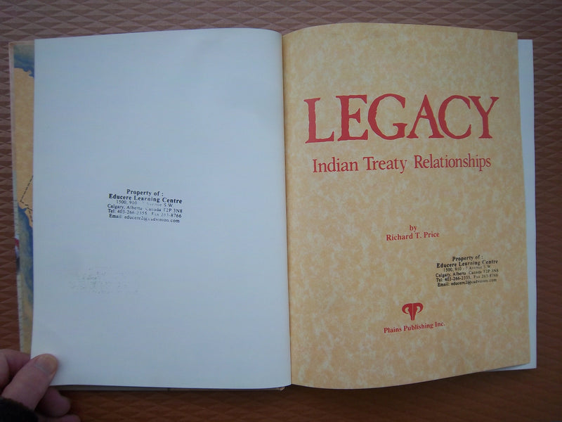 Legacy Indian Treaty Relationships,Used
