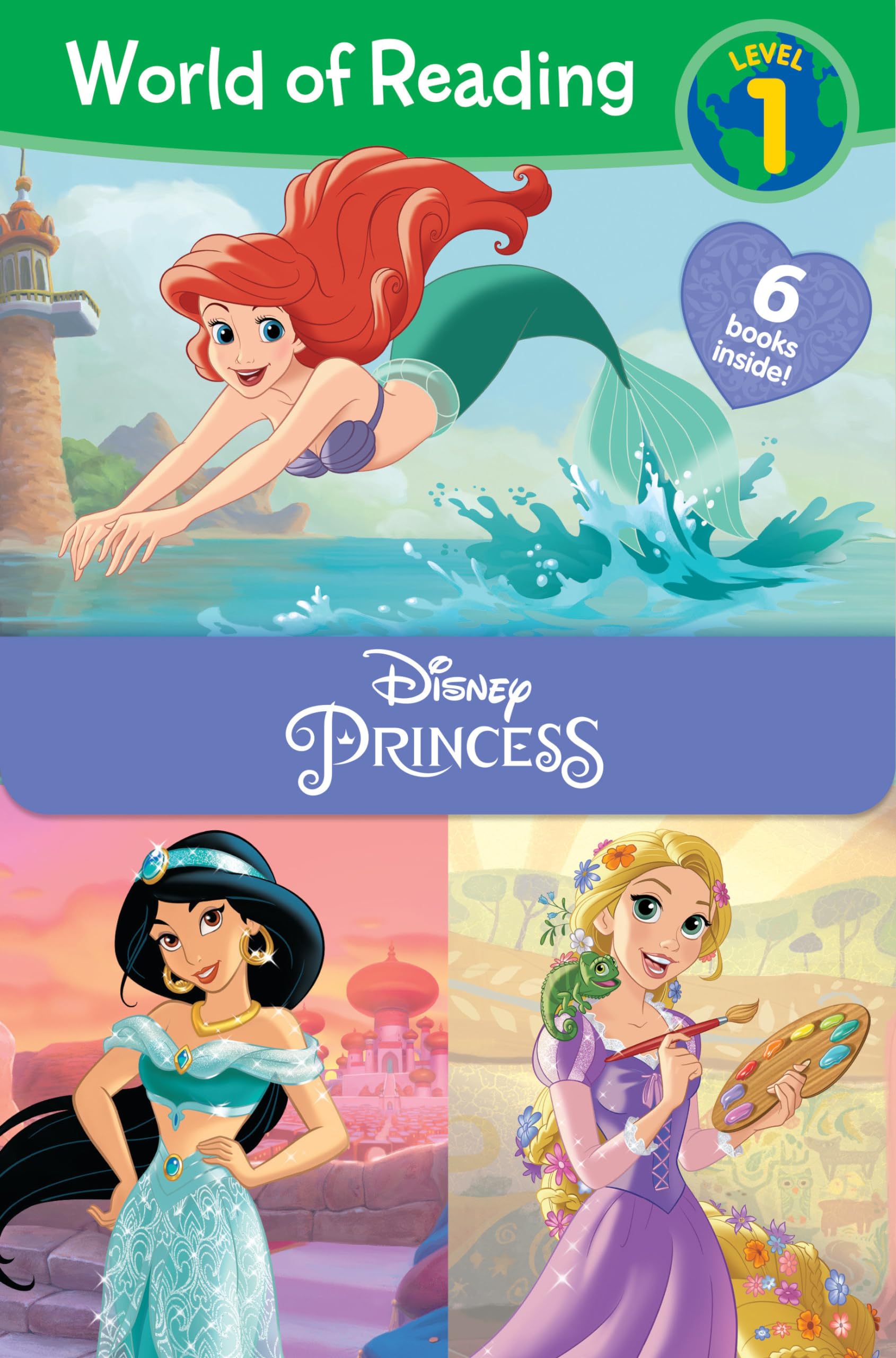World of Reading Disney Princess Level 1 Boxed Set: Level 1,Used