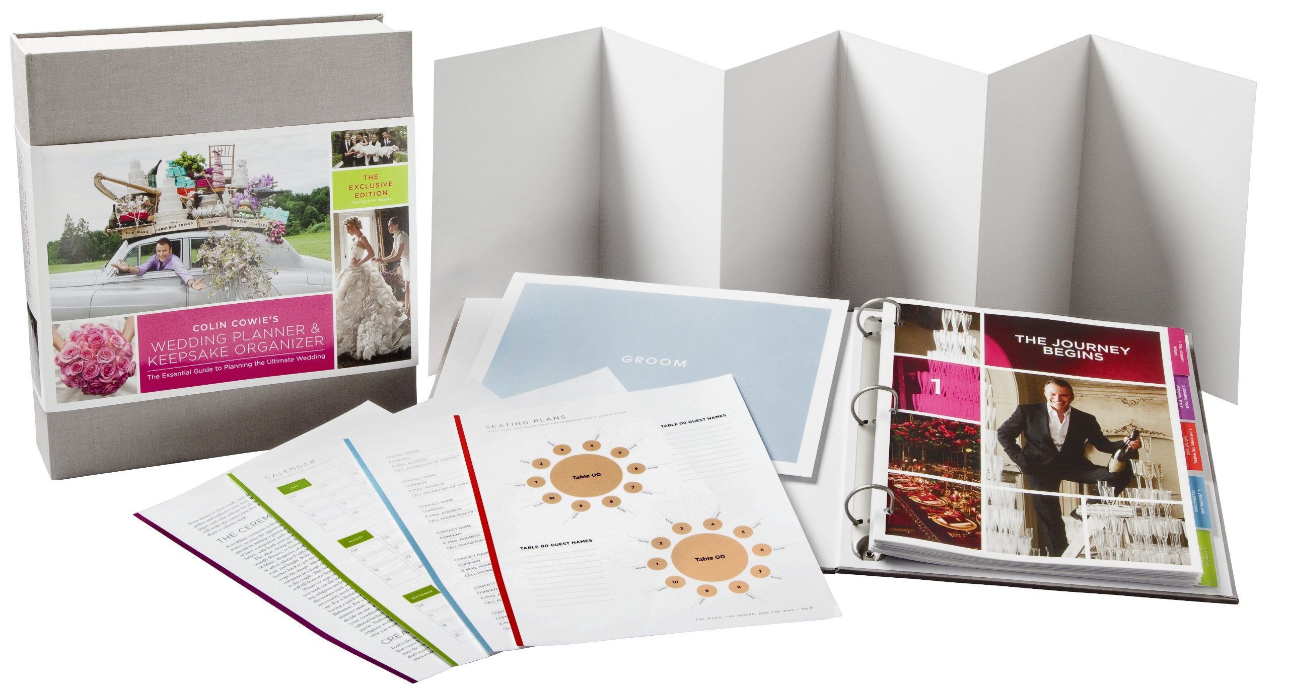 Colin Cowie's Wedding Planner & Keepsake Organizer: The Exclusive Edition: The Essential Guide To Planning The Ultimate Wedding,Used
