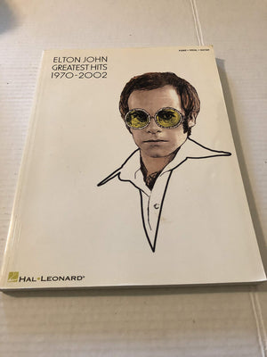 Elton John  Greatest Hits 19702002 Piano, Vocal, Guitar Songbook,Used