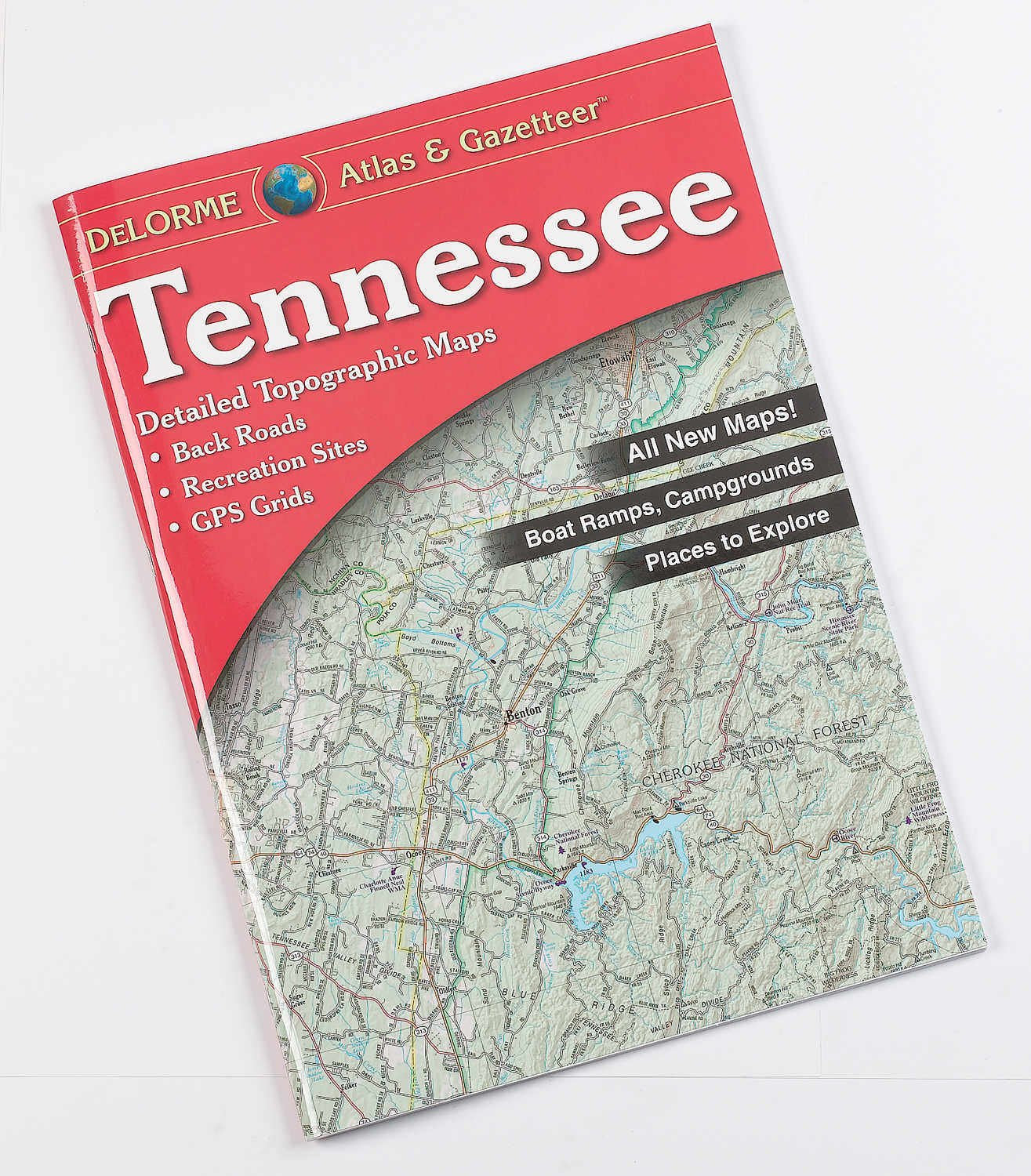 Tennessee Atlas & Gazetteer (Delorme Atlas & Gazetteer),New