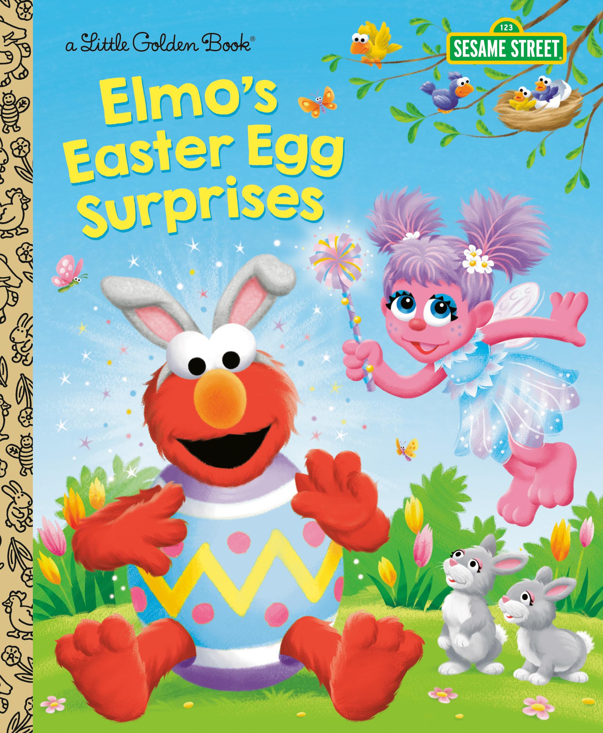 Elmo's Easter Egg Surprises (Sesame Street) (Little Golden Book),Used