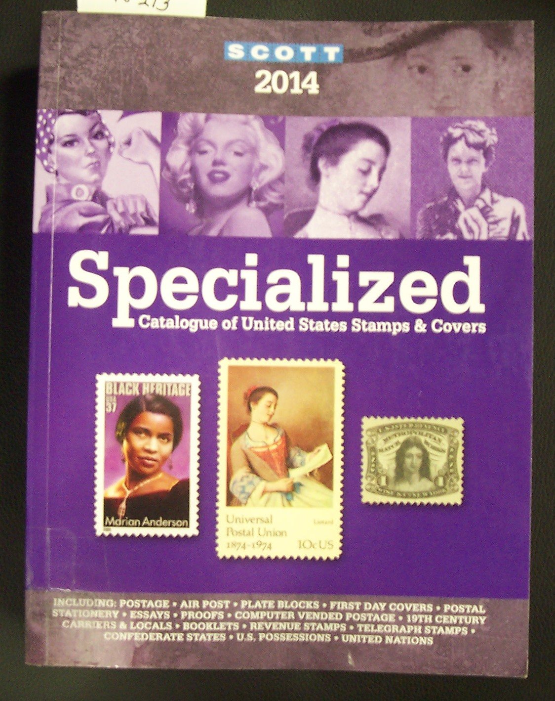 Scott Specialized Catalogue of United States Stamps & Covers 2014,Used