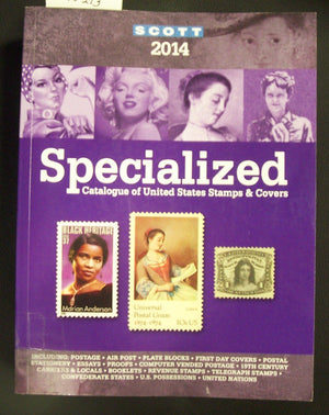 Scott Specialized Catalogue of United States Stamps & Covers 2014,Used