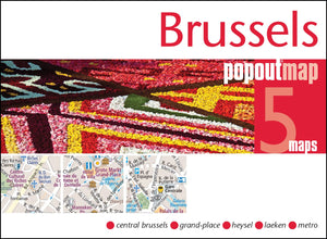 Brussels PopOut Map (PopOut Maps),Used