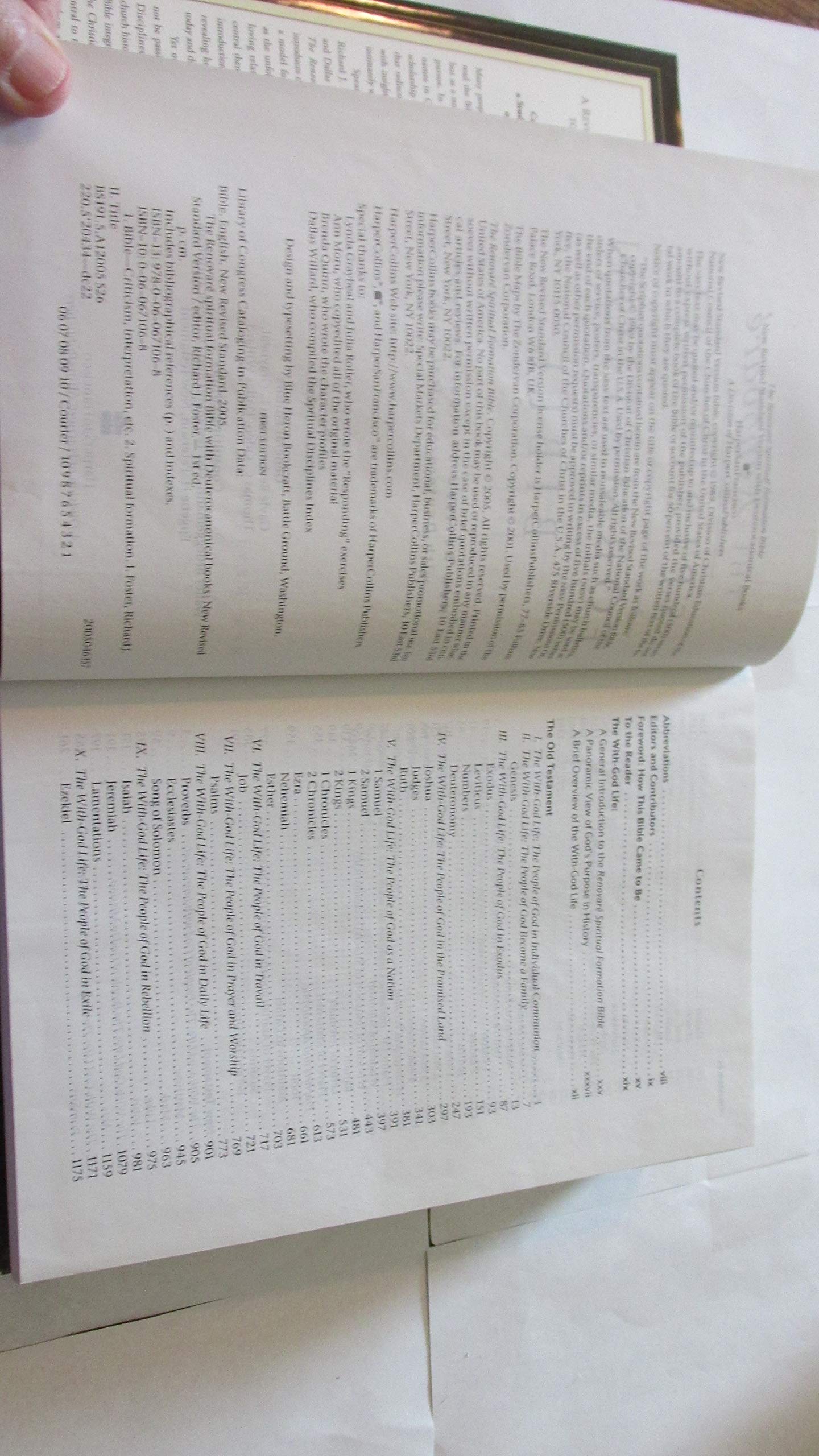 The NRSV Renovare Spiritual Formation Bible with the Deuterocanonical Books (With Deuterocanolical),Used