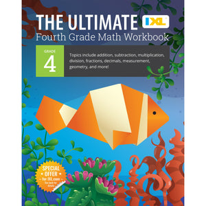 Ixl The Ultimate 4Th Grade Math Workbooks, Mathematics Book For Kids Ages 910 Covering Addition, Subtraction, Multiplication, D