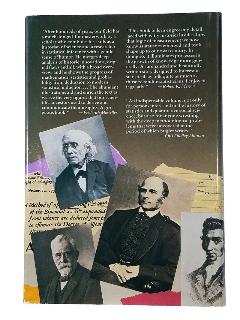 The History of Statistics: The Measurement of Uncertainty before 1900,Used