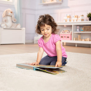 Melissa & Doug Children'S Book  Pokeadot: The Wheels On The Bus Wild Safari (Board Book With Buttons To Pop)