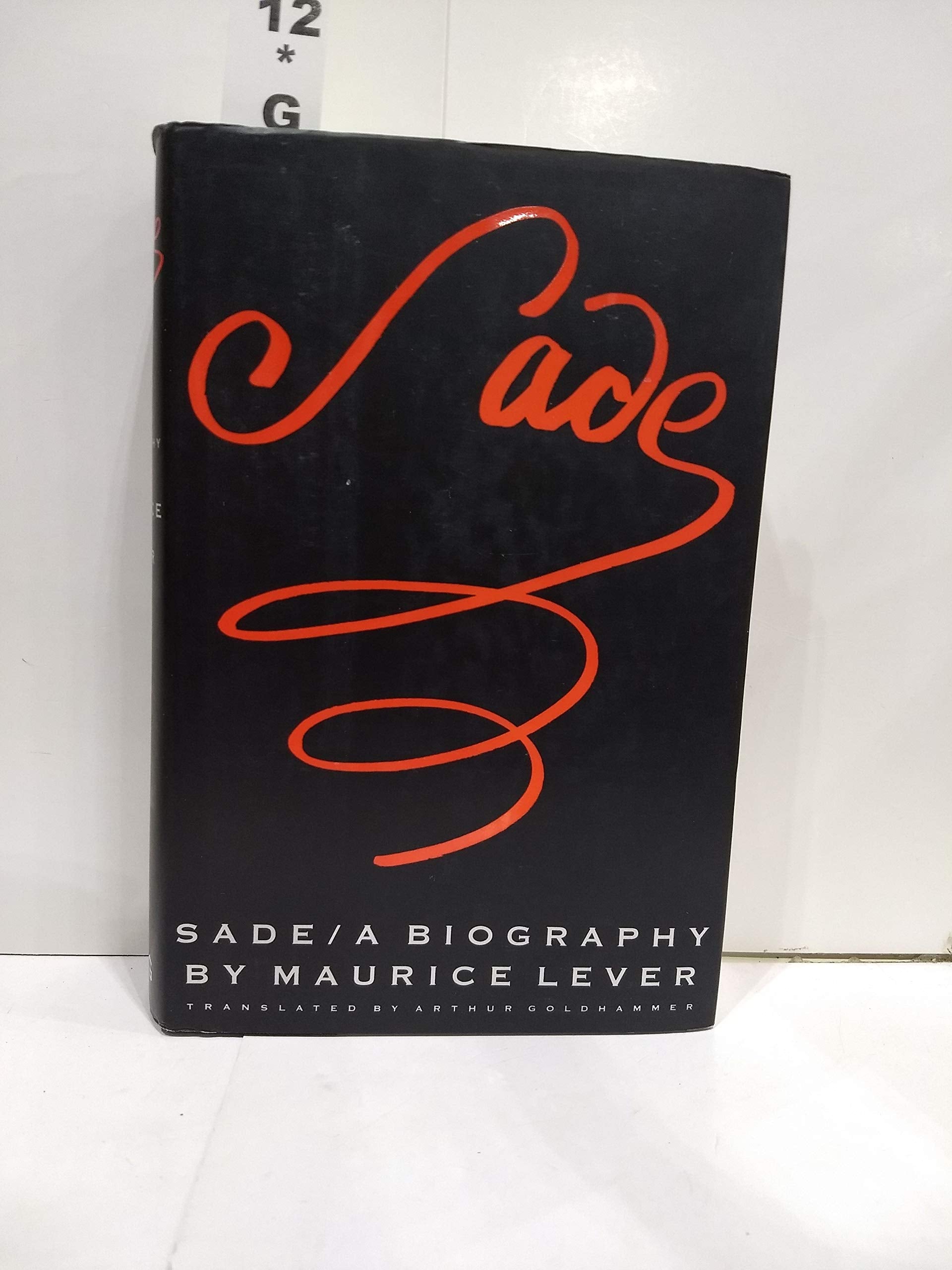 Sade: A Biography,Used