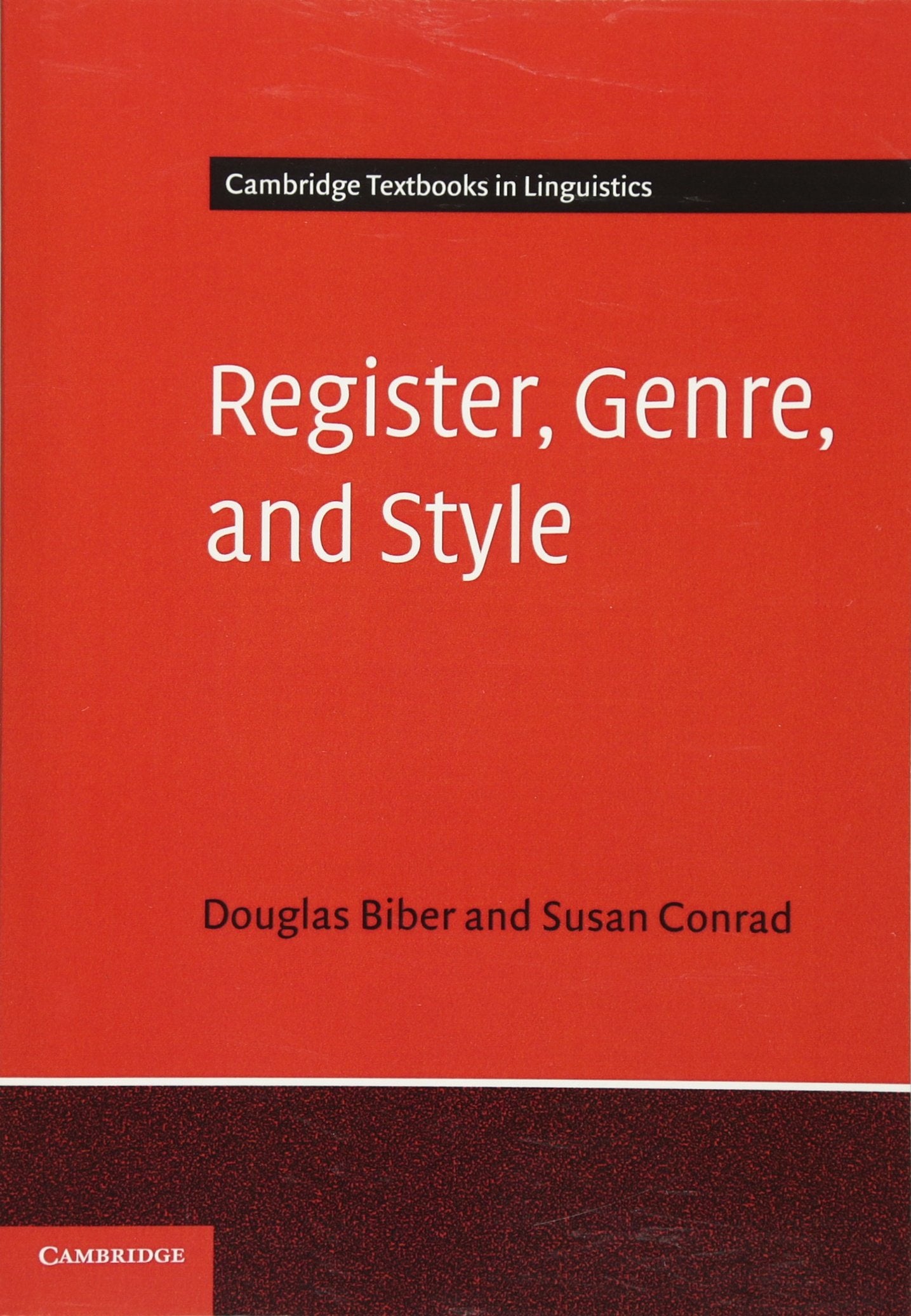 Register, Genre, And Style (Cambridge Textbooks In Linguistics)
