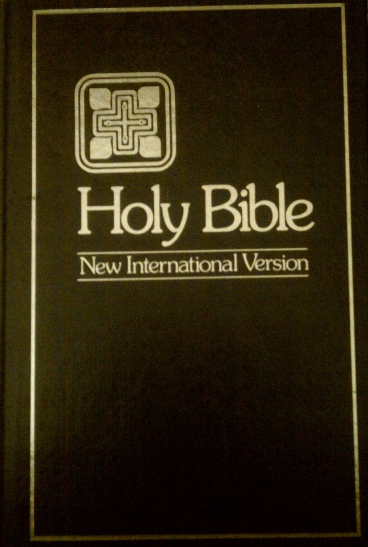 Holy Bible: New International Version, Text/Concordance, Single Column, Black Letter,Used