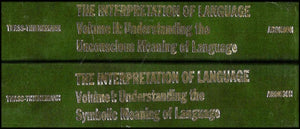 Understanding the Unconscious Meaning of Language (The Interpretation of Language, Vol. II),Used