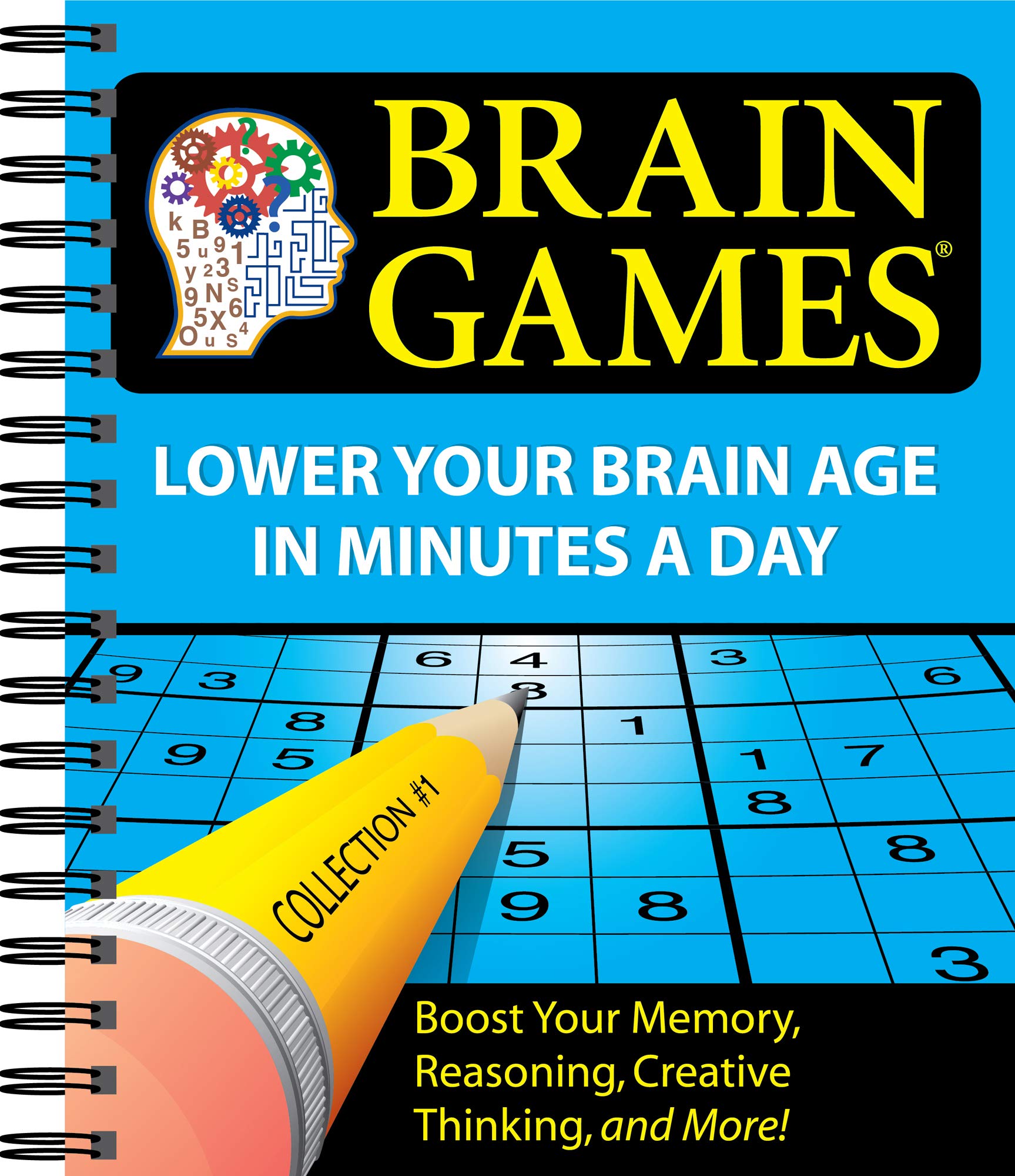 Brain Games #1: Lower Your Brain Age in Minutes a Day (Volume 1),Used