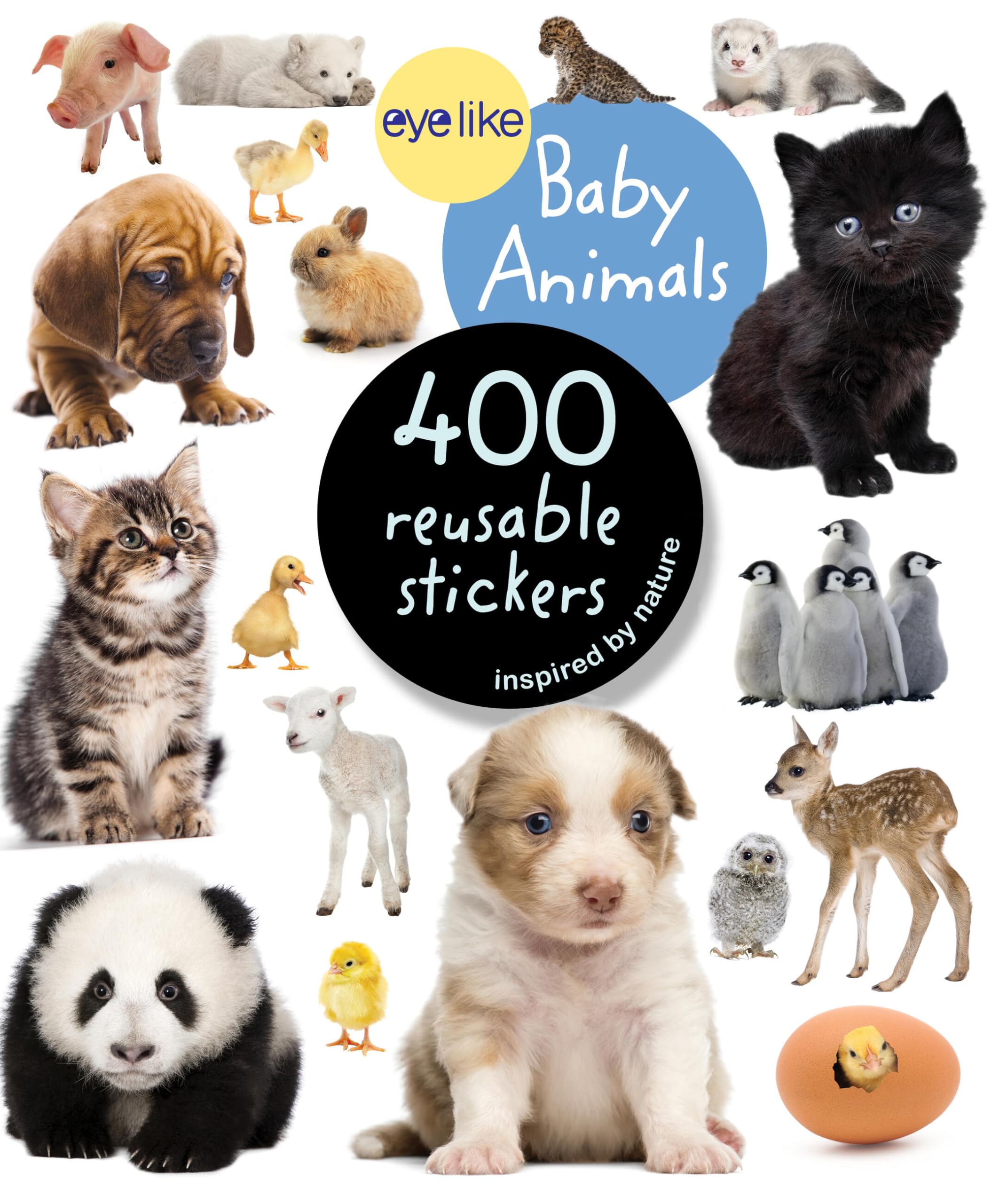 Eyelike Stickers: Baby Animals,New