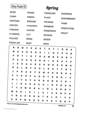 KAPPA Super Saver LARGE PRINT Word Search Puzzle Pack  (Pack of 6) Full Size Books,Used
