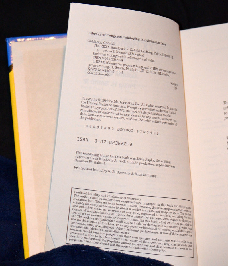 The Rexx Handbook (J RANADE IBM SERIES),Used
