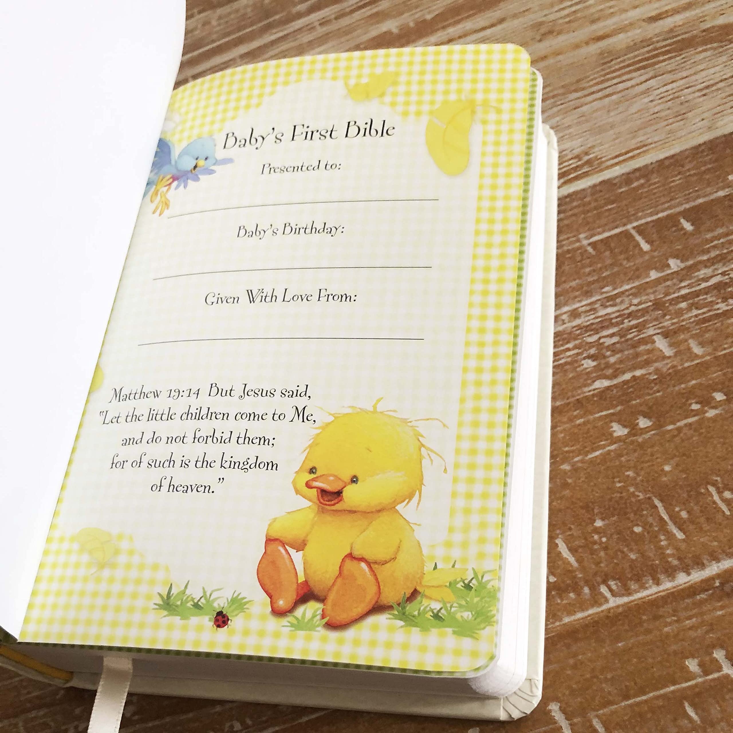 NKJV, Baby's First Bible, Hardcover, White: Holy Bible, New King James Version,New