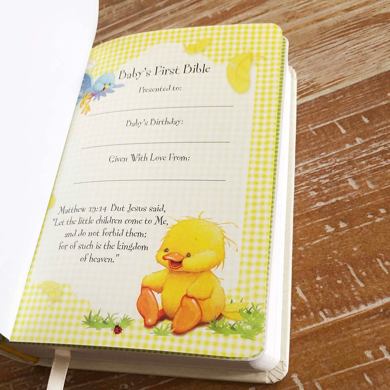 NKJV, Baby's First Bible, Hardcover, White: Holy Bible, New King James Version,New