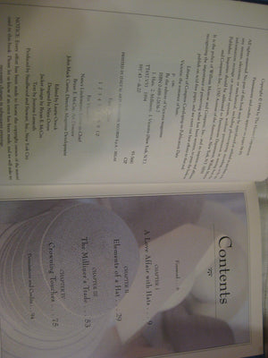 Victoria: The Romance of Hats,Used