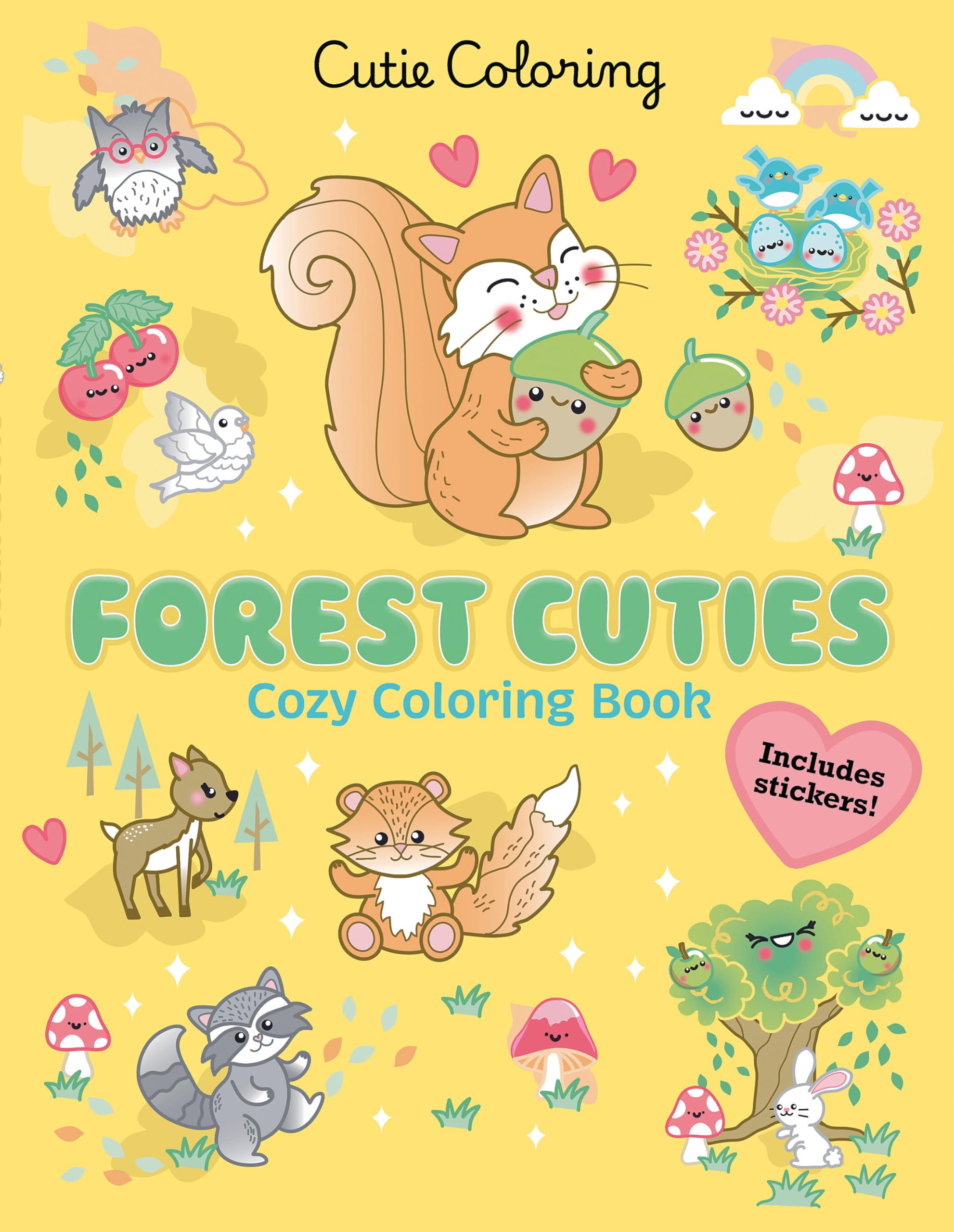 Forest Cuties (Color & Chill) (Cutie Coloring)