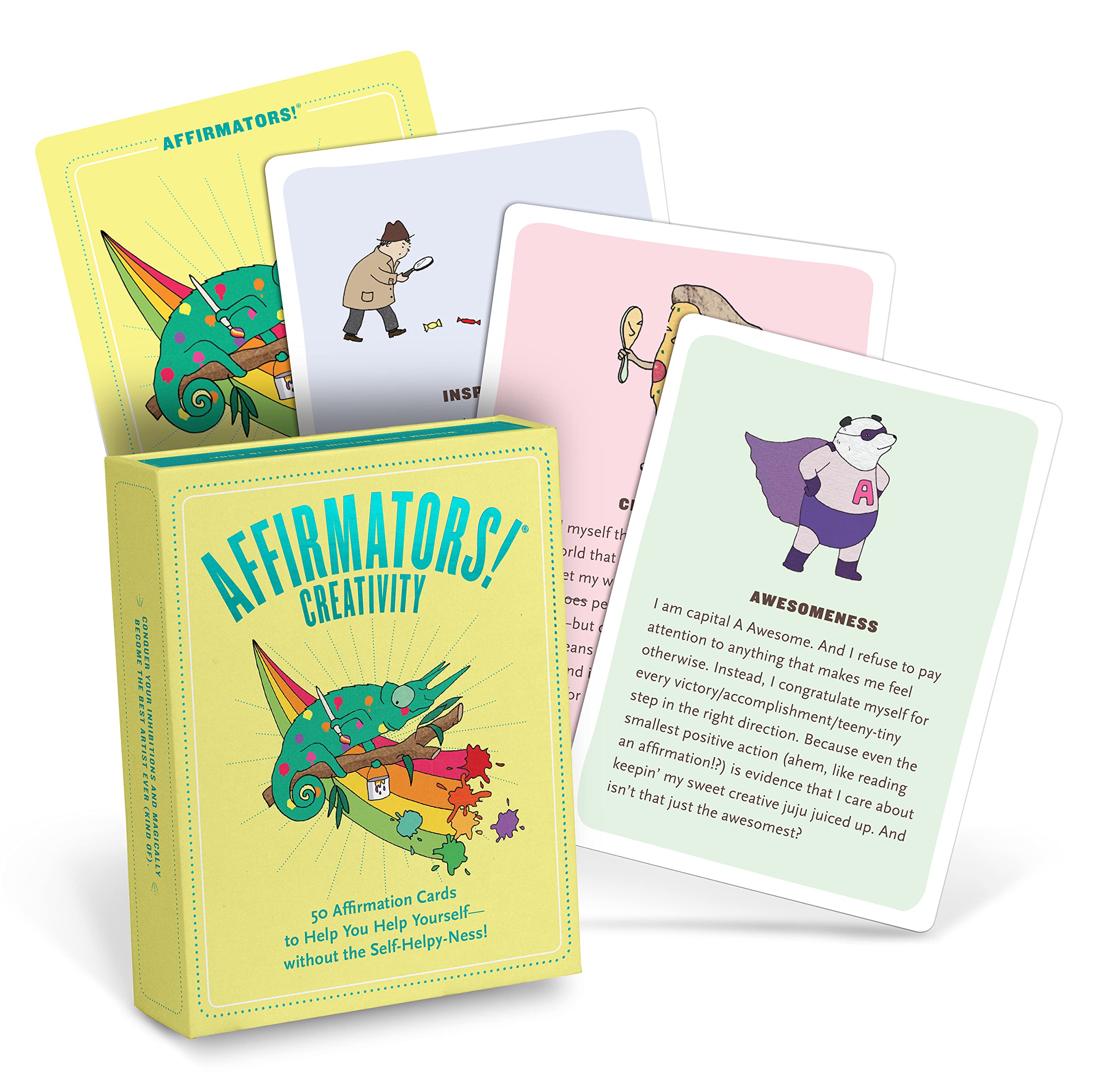 Affirmators! Creativity Deck: 50 Affirmation Cards To Help You Help Yourself  Without The Selfhelpyness!