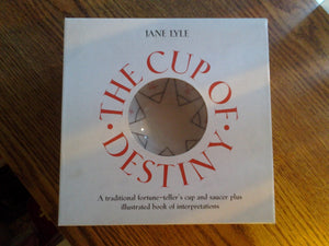 Cup of Destiny: A Traditional FortuneTeller's Cup and Saucer plus Illustrated Book of Interpretations,Used
