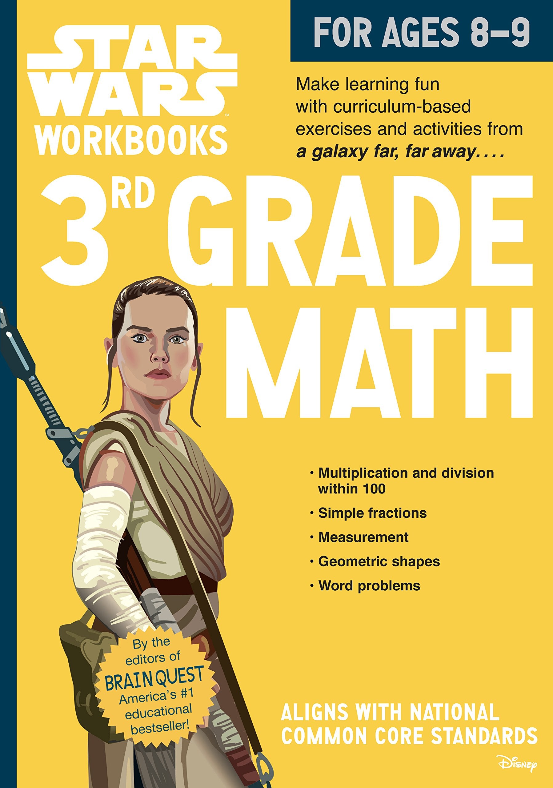 Star Wars Workbook: 3rd Grade Math (Star Wars Workbooks),New