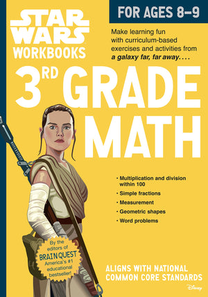 Star Wars Workbook: 3rd Grade Math (Star Wars Workbooks),New
