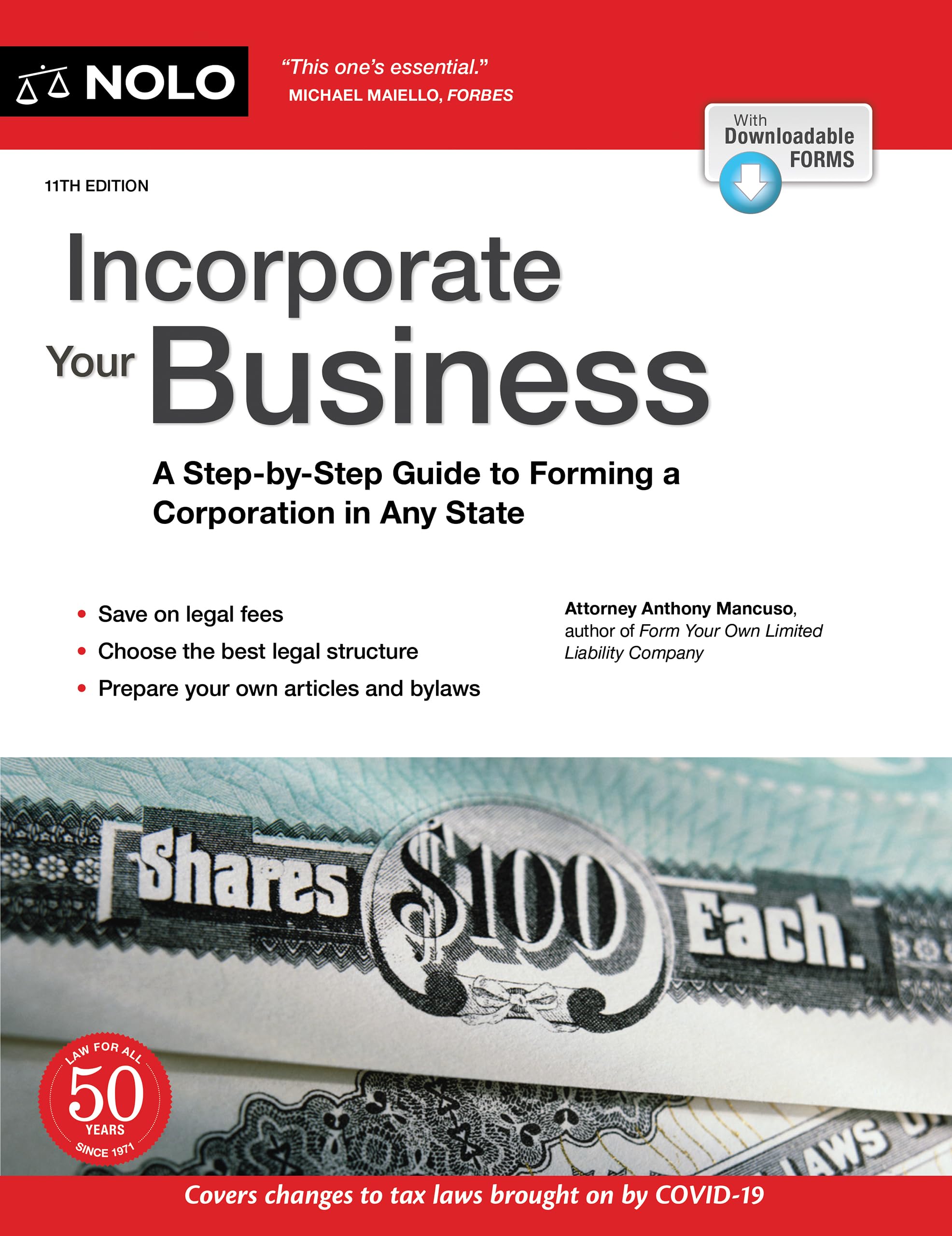 Incorporate Your Business: A StepbyStep Guide to Forming a Corporation in Any State,Used