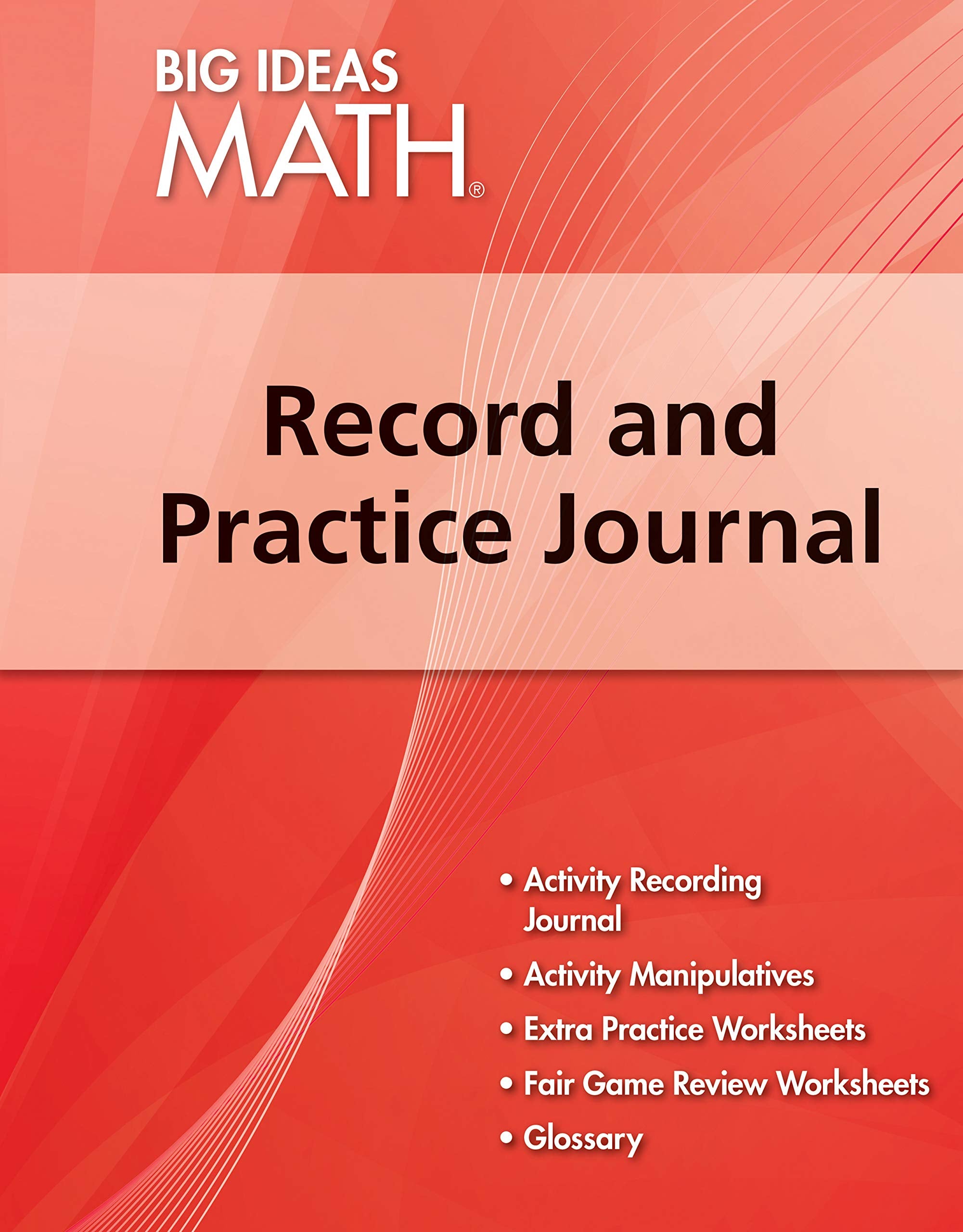 Big Ideas Math: Common Core Record & Practice Journal Red,Used