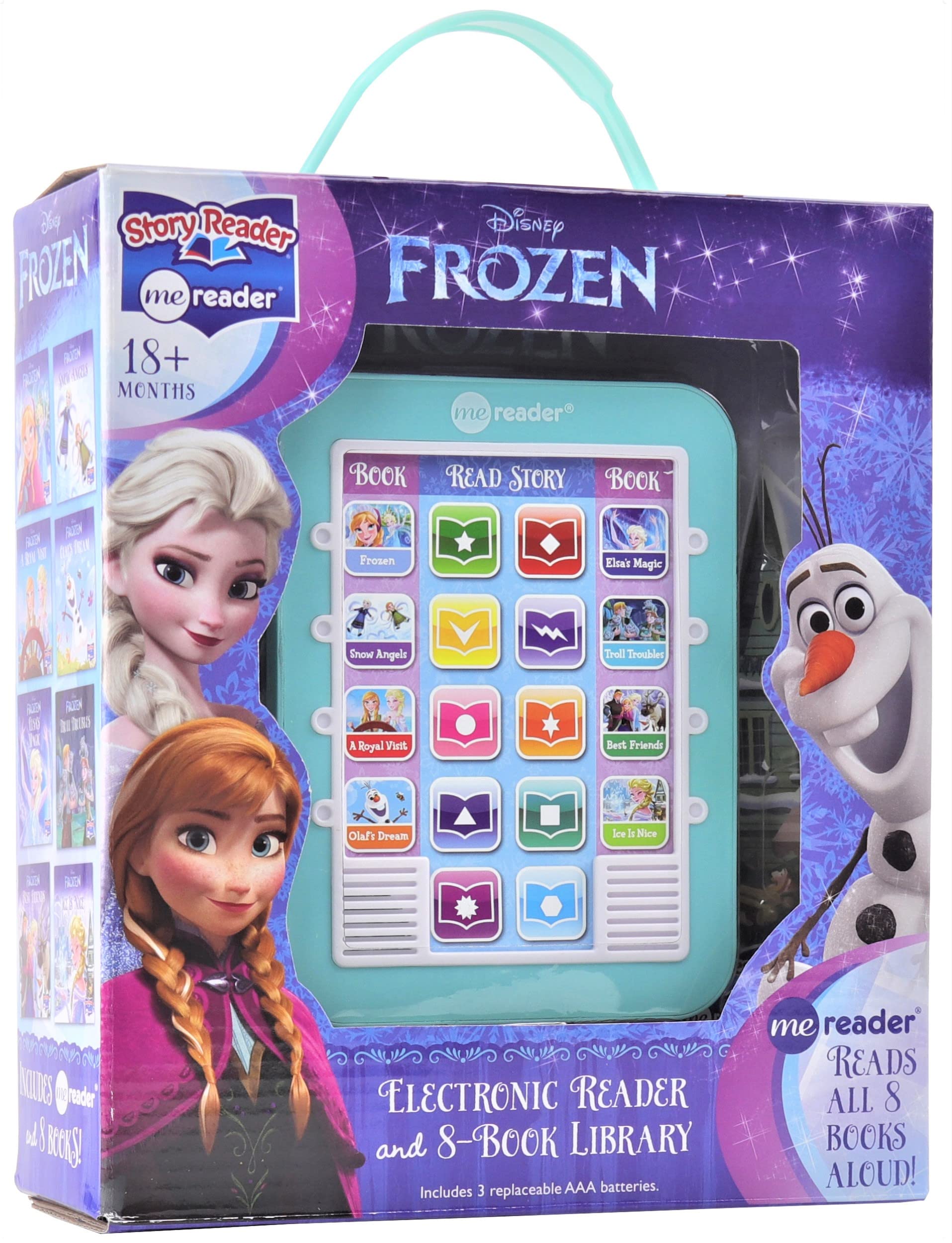 Disney Frozen Elsa, Anna, Olaf, and More!  Me Reader Electronic Reader and 8Sound Book Library  Great Alternative to Toys for,New