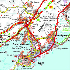 Michelin Map France: Languedoc Roussillon 526 (Maps/Regional (Michelin)) (French Edition)