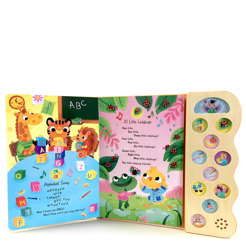 ABC & 123 Learning Songs: Interactive Children's Sound Book (11 Button Sound) (11 Button Sound Book),Used