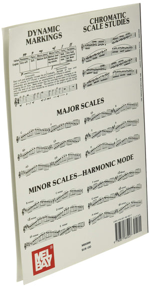 Flute Fingering Chart,Used
