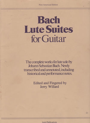 Lute Suites For Guitar (Classical Guitar Series),New