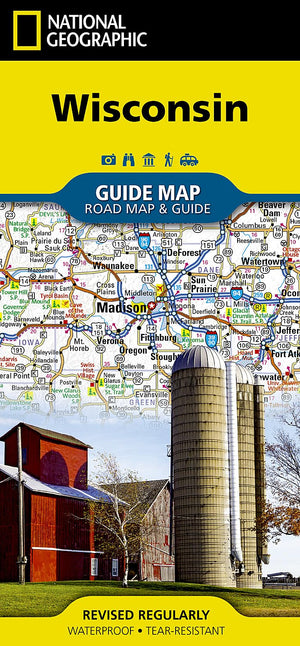 Wisconsin Map (National Geographic Guide Map)